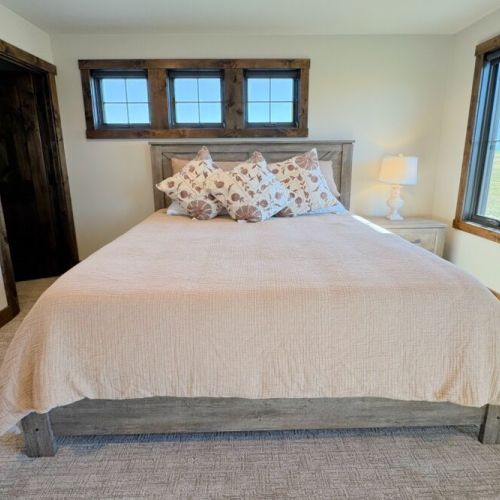 Bedroom #3 has a king bed, as well as its own en suite bathroom.