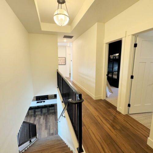 Head down the hallway upstairs to find some additional rooms...