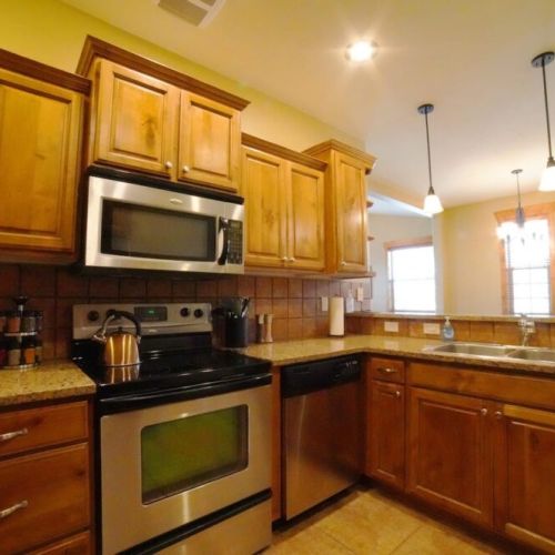 We provide dishes, flatware, and cookware to go along with the beautiful appliances.