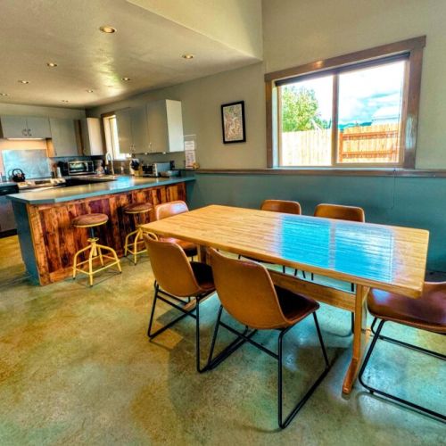 The open concept means no one ever has to be left out of the fun in this home.