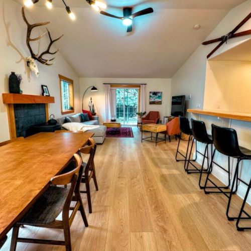 With a group-friendly open layout, this home provides the ideal space to unwind and recharge with family and friends.