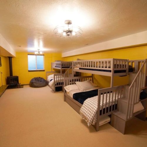 Twin over double bunks