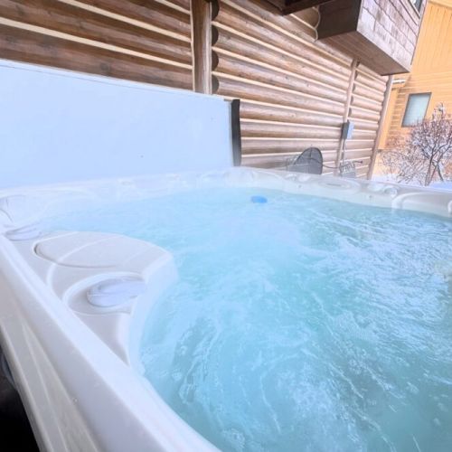 The hot tub is the perfect way to start or end any day.