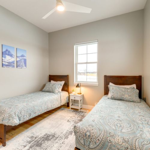 Bedroom #3 has two twin beds — perfect for kids!