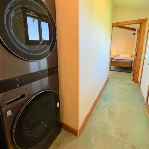 There are two sets of laundry machines in the home, meaning you'll be able to get quickly clean clothes for your entire group.