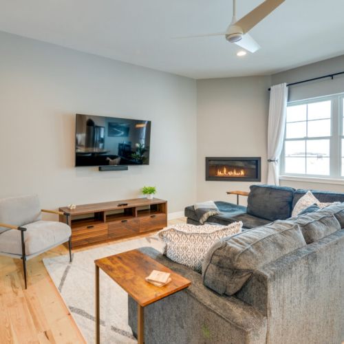 This is the perfect space to unwind with friends and family.