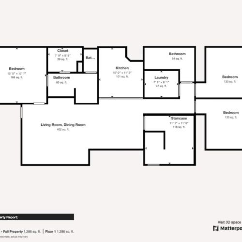 Check out the floor plan for the condo! (Dimensions and square footage are approximations.)