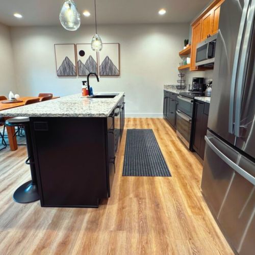 From the stainless steel appliances to the wide array of cookware, this kitchen has everything you'll need to whip up meals for the whole group.