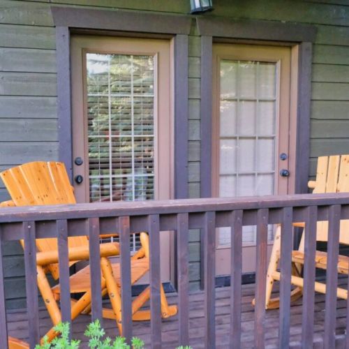 On the porch off of Bedrooms #2 and #3, take in breathtaking views of the Big Hole Mountains in the west.