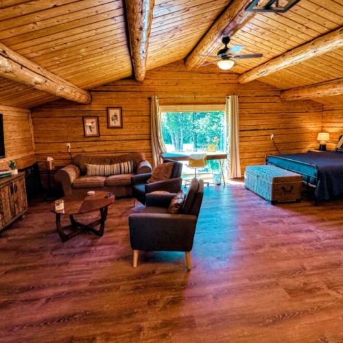 There is a desk in the loft apartment, should you need to get some work done.