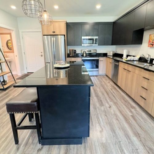 Prepare a meal for the whole group using this well-appointed kitchen.
