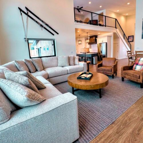 This brand-new luxury home is the perfect basecamp for your next Teton Valley adventure.