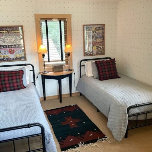 Bedroom #4 has two twin beds and great storage space.