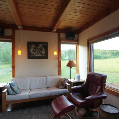 Enjoy beautiful views out every window in the home.