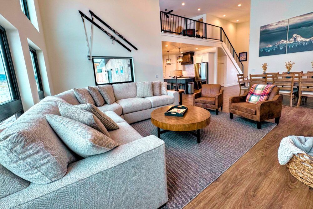 This brand-new luxury home is the perfect basecamp for your next Teton Valley adventure.