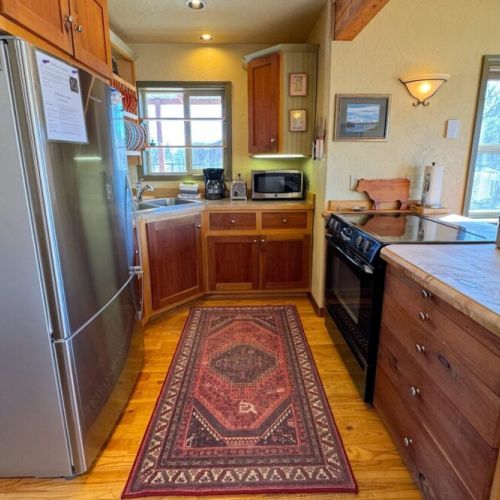 You'll find everything you need to prepare a meal for the whole group.