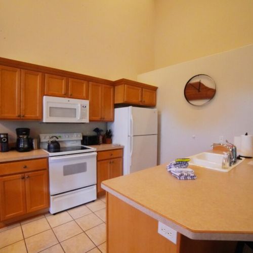 Enjoy a night in cooking in this well-appointed kitchen.