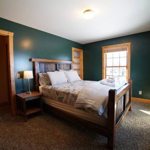 Bedroom #2 is on the main floor and has a comfy queen bed and plenty of closet space!