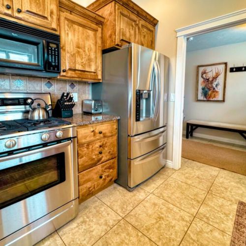 Stay in and make a meal using this well-appointed kitchen.