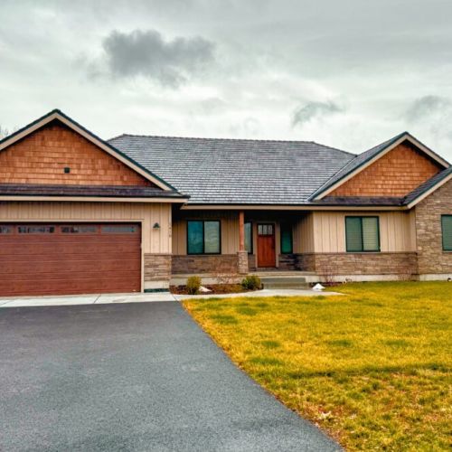 Enjoy this beautiful modern mountain home located along Ski Hill Road — just minutes from downtown Driggs and Grand Targhee Resort.