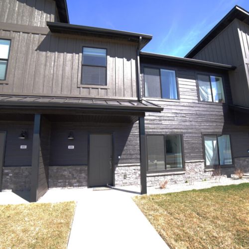 This brand-new modern townhome gives you a stylish place to stay in Teton Valley.