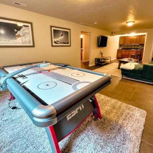 This air hockey table can entertain the kids (or the adults!) for hours.