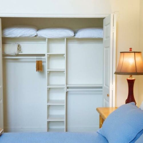 Nice closet space for your clothes or other belongings.