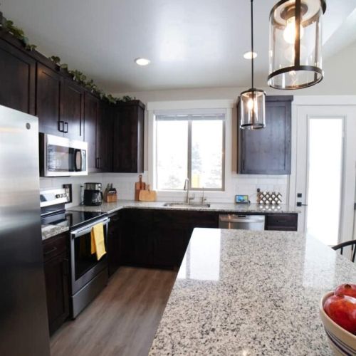 From the modern appliances to the wide array of cookware, this kitchen has everything you'll need to whip up meals for the whole group.
