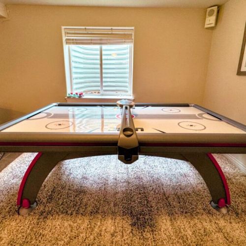 This air hockey table can entertain the kids (or the adults!) for hours.
