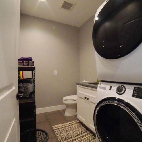In case your day of skiing or hiking means your clothes are in need of cleaning, we have a washer and dryer on-site, and we even provide detergent!
