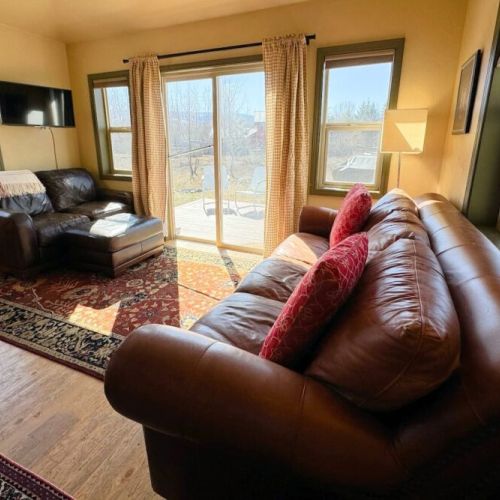 Unwind after a day of play by watching enjoying your streaming service of choice on the TV or just lounging on the sofas.