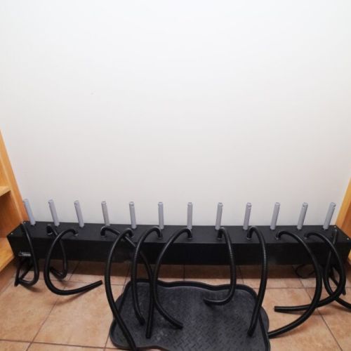 Take advantage of this large boot dryer to keep your gear dry!