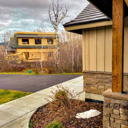 Construction projects do occur in the neighborhood and in sight of the home, including in adjacent lots. These projects are beyond our control.