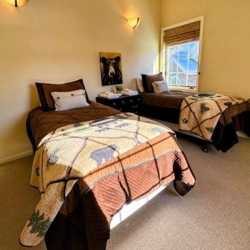 Bedroom #3 has two twin beds — perfect for kids!