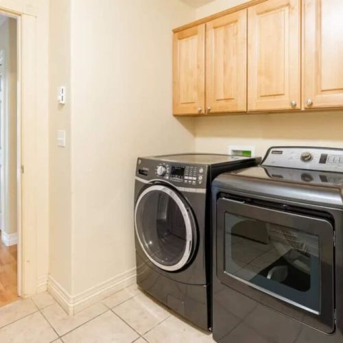 In case your day of skiing or hiking has your clothes in need of cleaning, we have a washer and dryer on-site, and we even provide detergent!