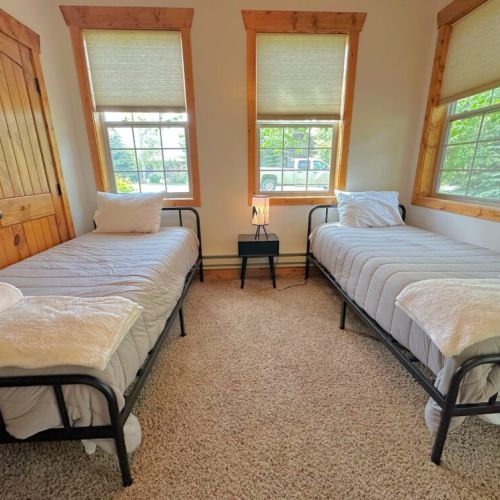 Bedroom #2 has two twin beds — perfect for kids!