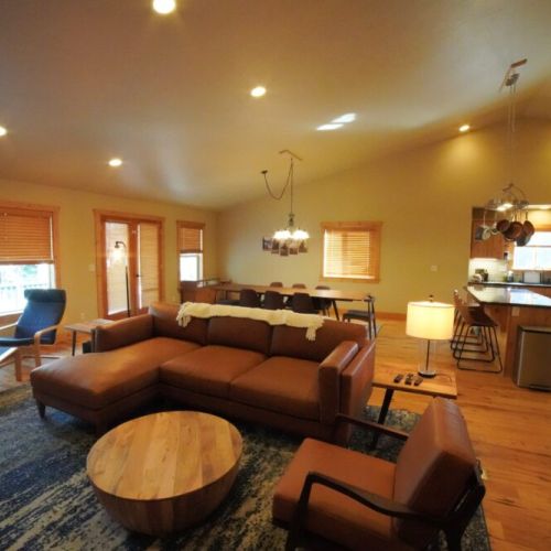 With a group-friendly layout, this home provides the ideal space to unwind and recharge during your time in Teton Valley.