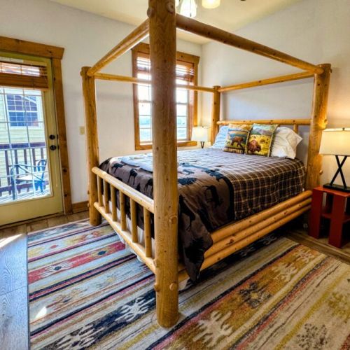 Bedroom #3 also has a great queen bed and access to a balcony shared with Bedroom #2.