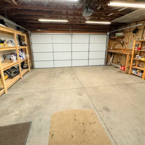 Make use of the large 2-car garage!