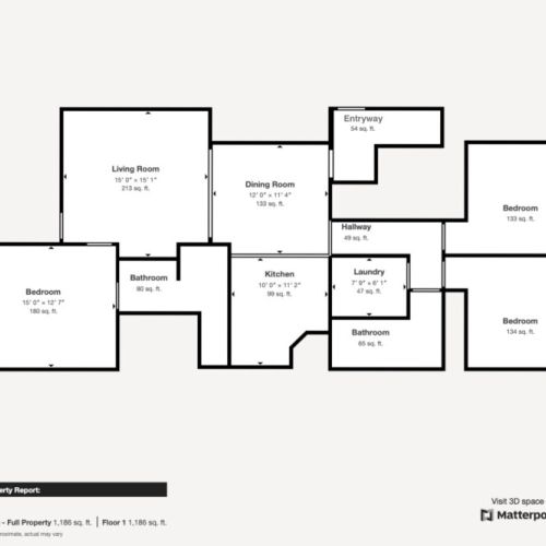 Check out the floor plan for the condo! (Dimensions and square footage are approximations.)