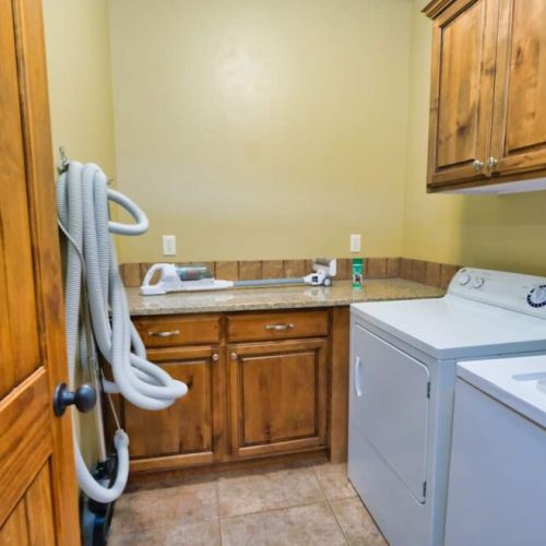 In case your day of skiing or hiking has your clothes in need of cleaning, we have a washer and dryer on-site, and we even provide detergent!