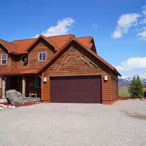 Plenty of space for parking in the driveway or the two car garage.