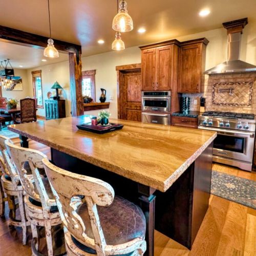 From the modern appliances to the wide array of cookware, this kitchen has everything you'll need to whip up meals for the whole group.