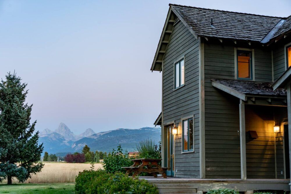 Take in beautiful, unobstructed views of the Tetons from the comfort of this well-appointed family home.