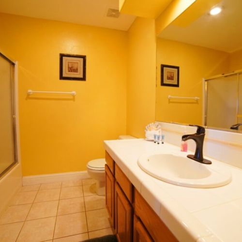 Another full bath is located on the 2nd floor, to be used by Bedroom #3 or those using the living space.