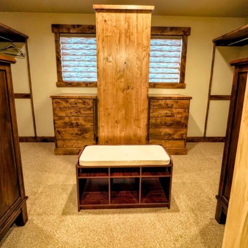 Through the master bath is a large walk-in closet — plenty of space for storing your clothes, luggage, and more!