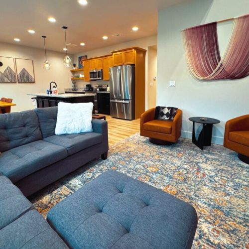 Lounge on the sofa or curl up in a chair with a good book.