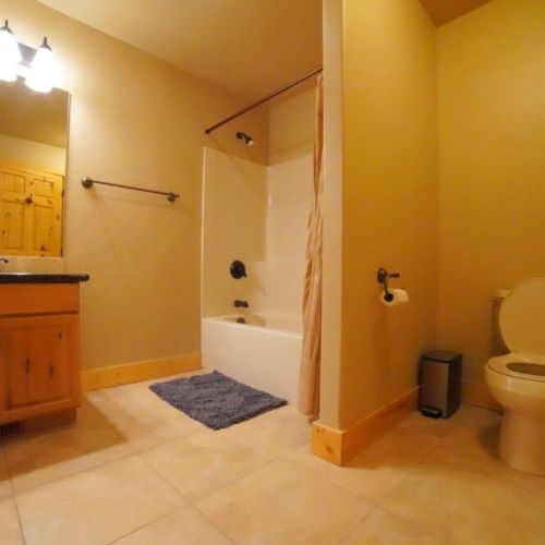 Bedrooms #2 and #3 share a full bath on the main level.