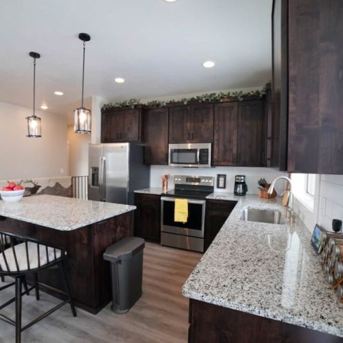 Stay in and make a meal using this well-appointed kitchen!