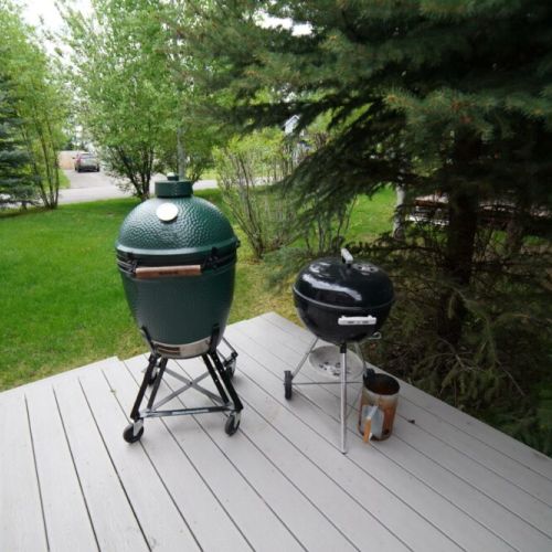 Ready to do a little grilling - We have a Weber and a Green egg!